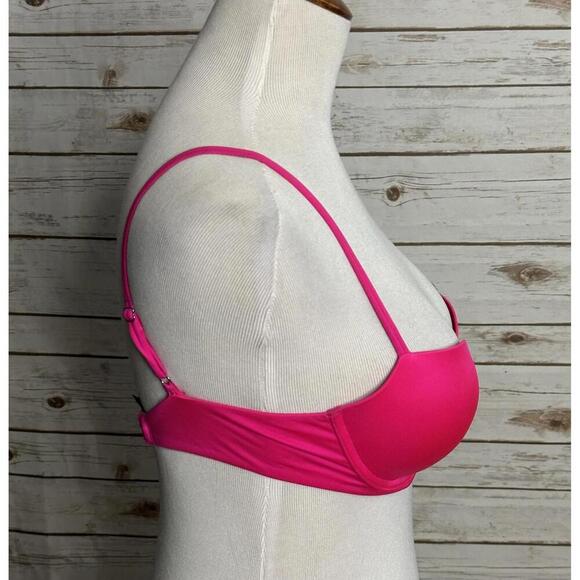 Victoria's Secret Very Sexy bright pink balconet bra Size 32D - Picture 4 of 9